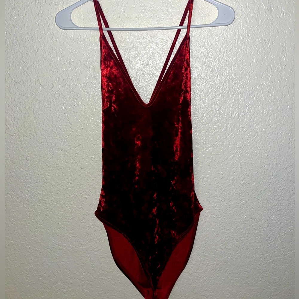 Red body con bodysuit